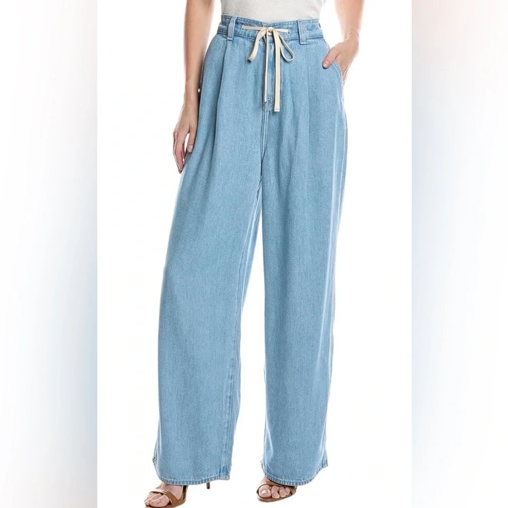 7 For All Mankind TILDA PANT in Denim Lustre Size 26 NWT Baggy - Picture 1 of 7